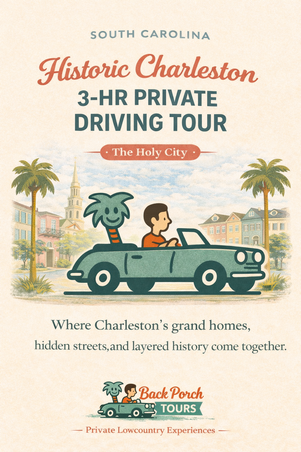 3-Hr: Uncover Charleston: 3-Hour Private Driving Tour of the Holy City